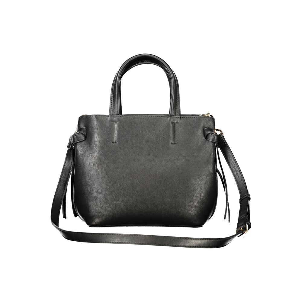 Mario Valentino Black Polyurethane Women's Bag
