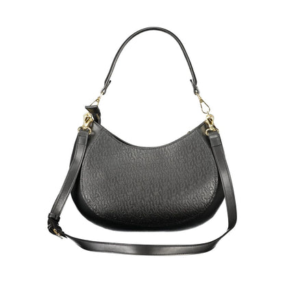 Mario Valentino Black Polyurethane Women's Bag