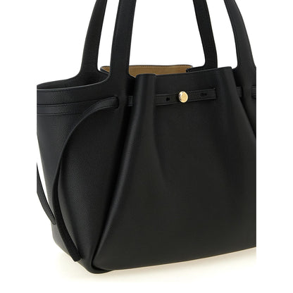 Tory Burch Black Cowhide Tote Bag