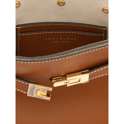 Tory Burch Brown Cowhide Crossbody Bag