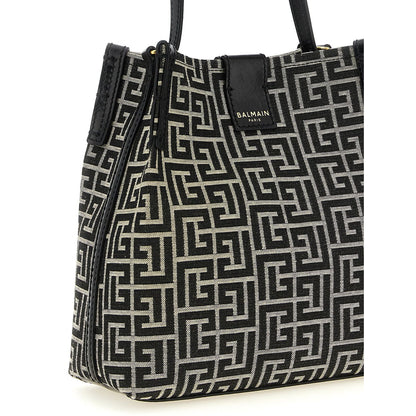Balmain Bicolor Cotton Shoulder Bag