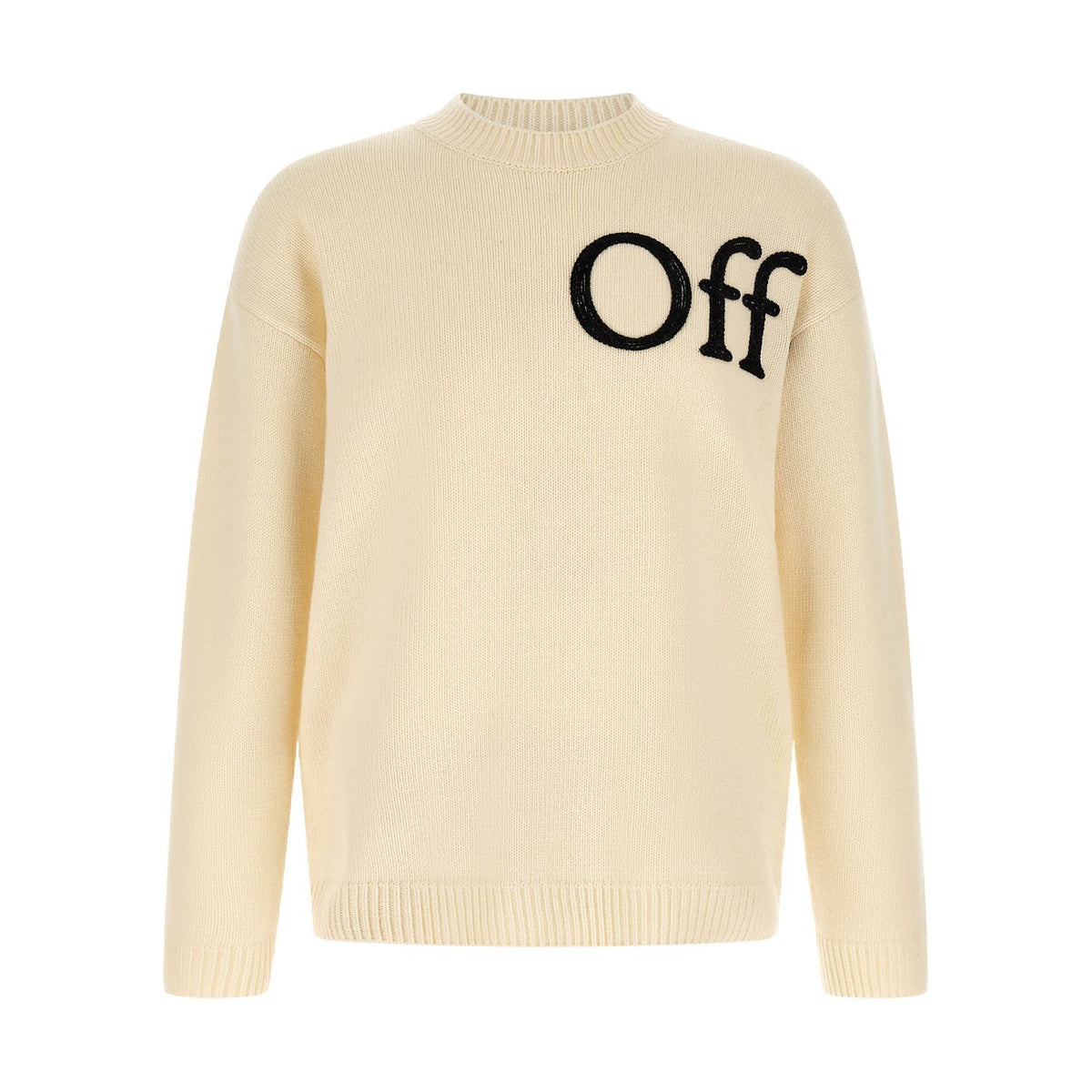 Off-White White Wool Cardigan