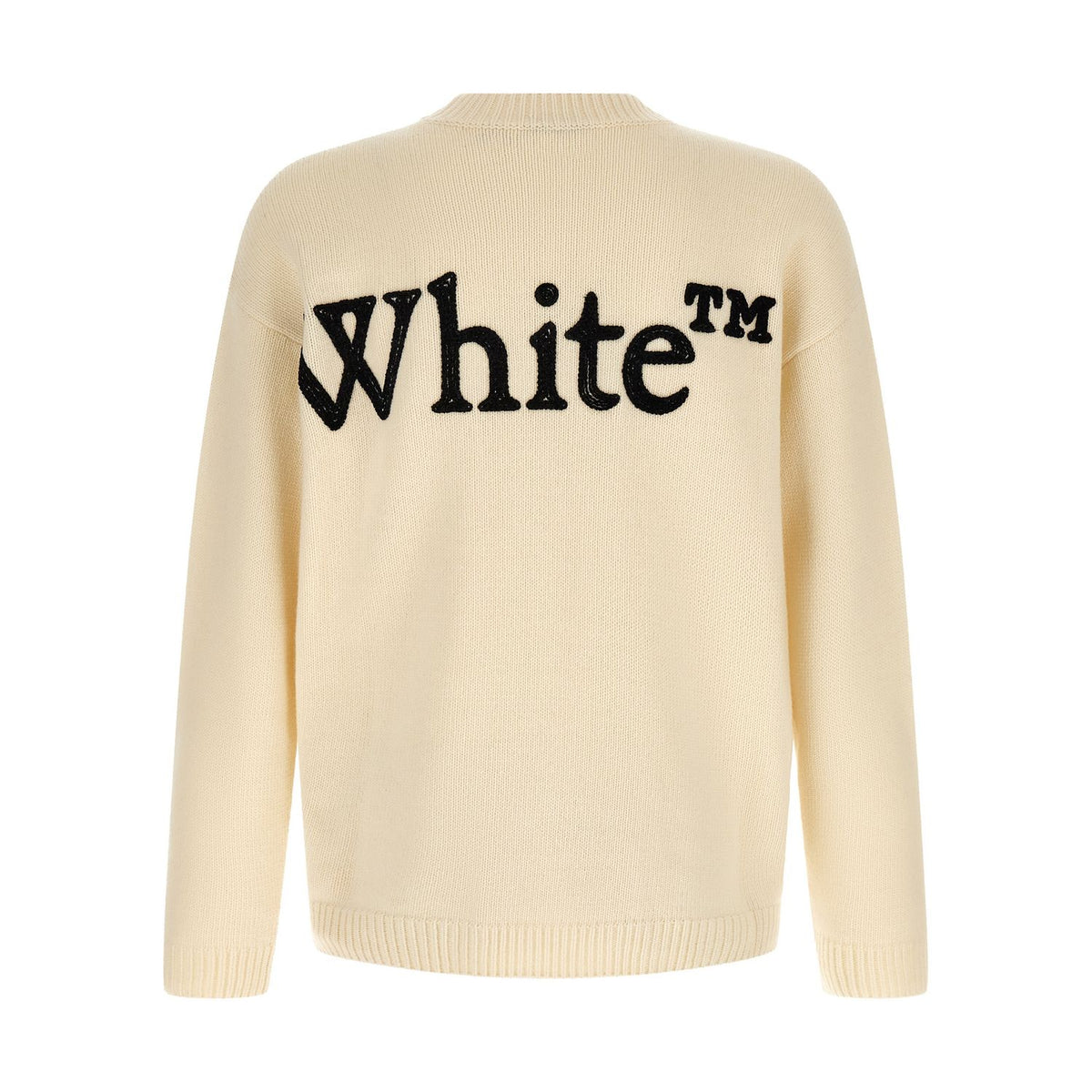 Off-White White Wool Cardigan