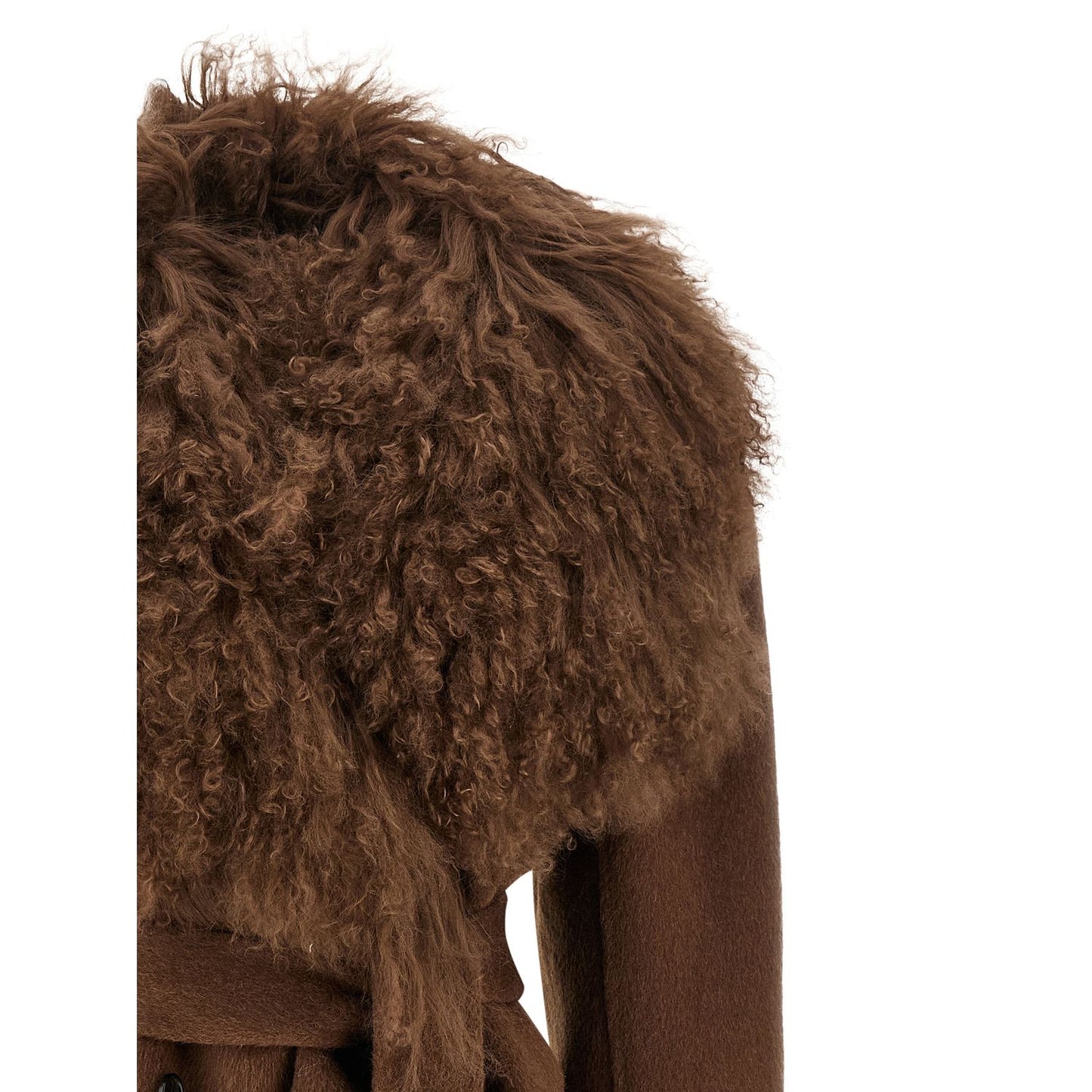 Giuseppe Di Morabito Brown Wool Coat