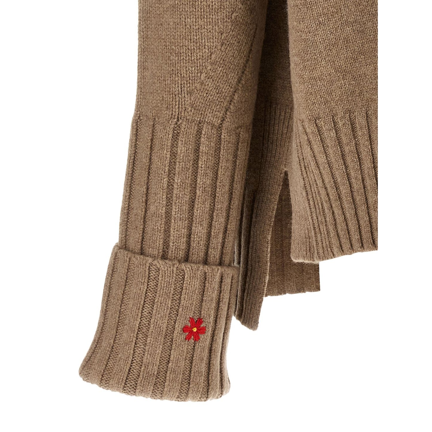 Tory Burch Beige Wool Cardigan