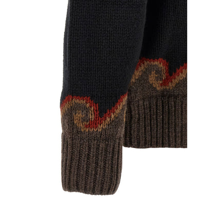 Alanui Black Wool Cardigan