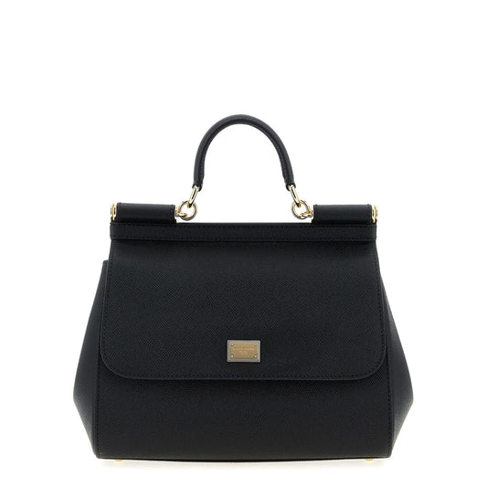 Dolce & Gabbana Black Calfskin Handbag