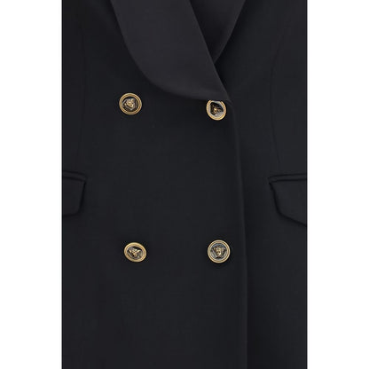Versace Black Wool Oves Aries Blazer