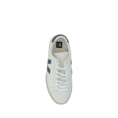 Veja White Calf Leather Bos Taurus Sneakers