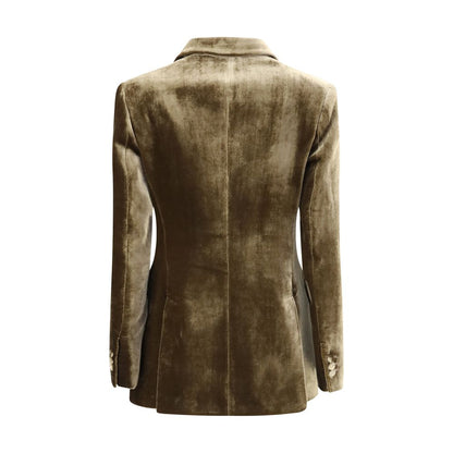 P.A.R.O.S.H. Brown Viscose Blazer