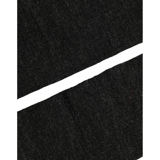 Dolce & Gabbana Black Wool Knit Calf Long Women Accessory Socks