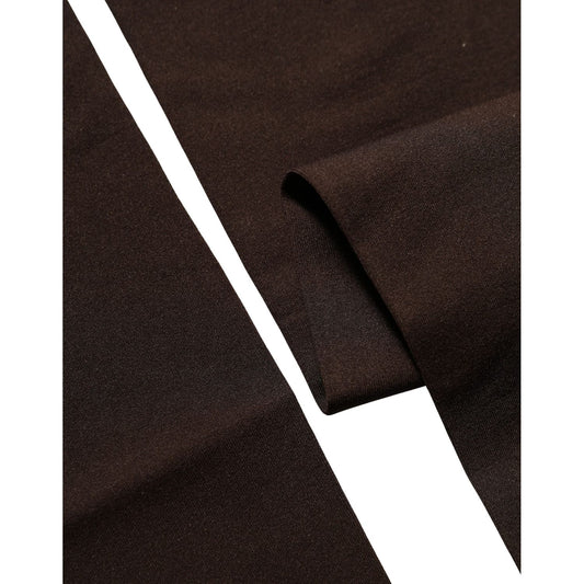 Dolce & Gabbana Brown Nylon Over Calf Long Women Accessory Socks