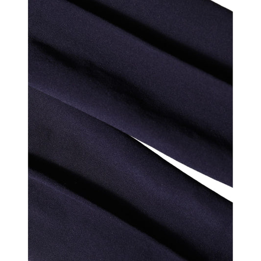 Dolce & Gabbana Dark Blue Nylon Sheer Tights Stockings Socks