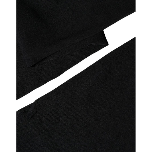 Dolce & Gabbana Black 100% Nylon Thigh High Stockings Socks