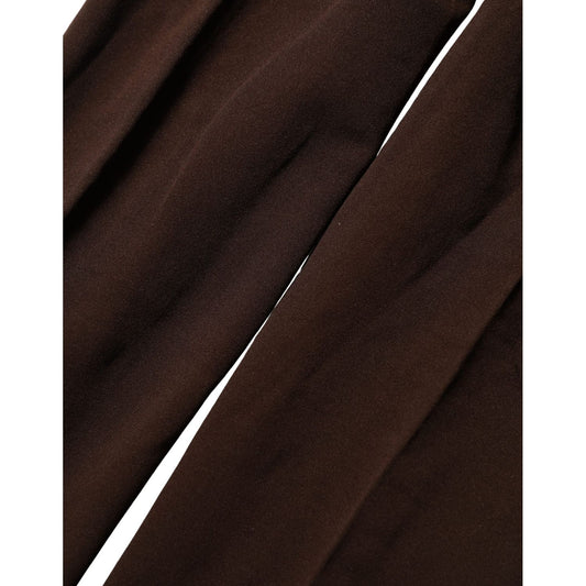 Dolce & Gabbana Brown Nylon Tights Stockings Pantyhose Socks