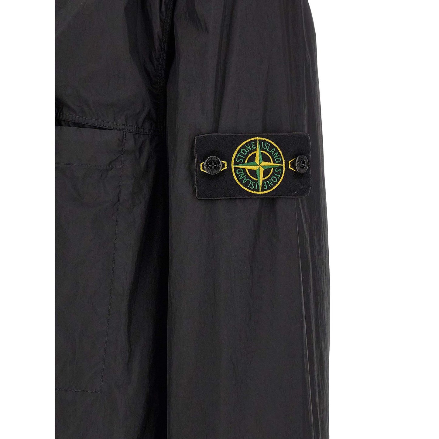 Stone Island Black Polyamide Shell Jacket