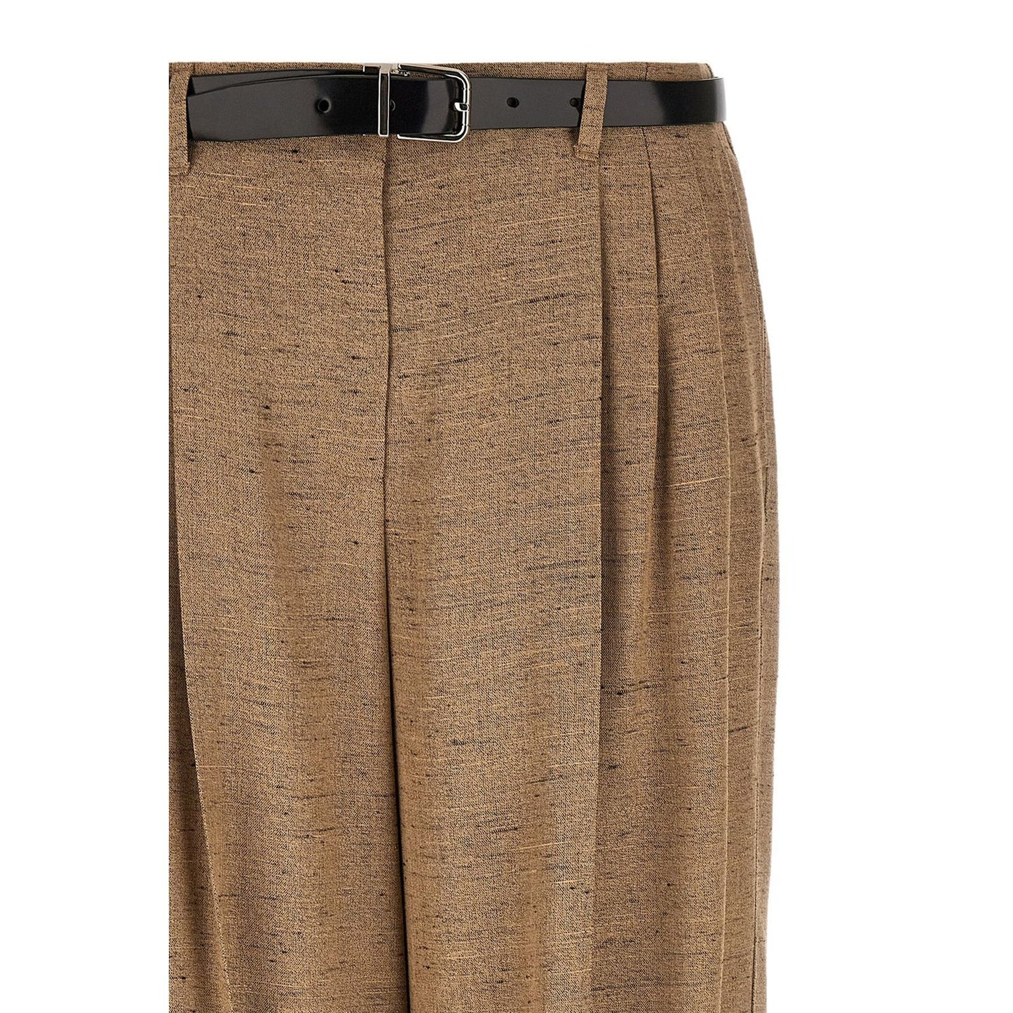 Dolce & Gabbana Beige Viscose Casual Pants