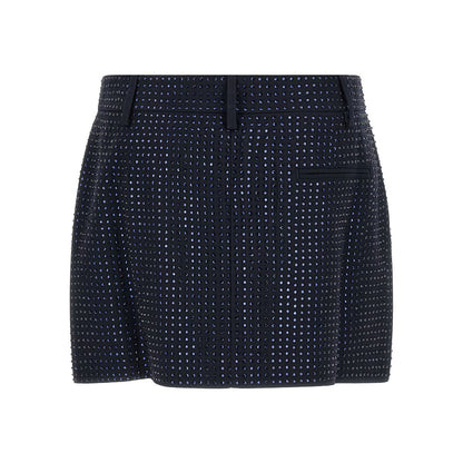 PINKO Blue Polyester Long Skirt