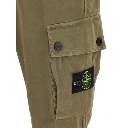 Stone Island Bicolor Cotton Cargo Pants
