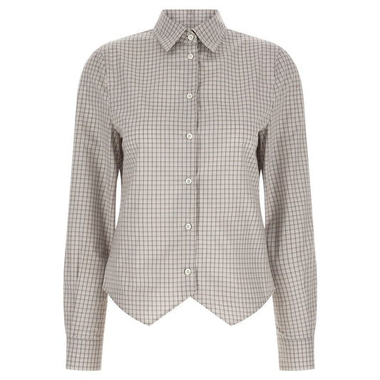 Maison Margiela Beige Cotton Blouse