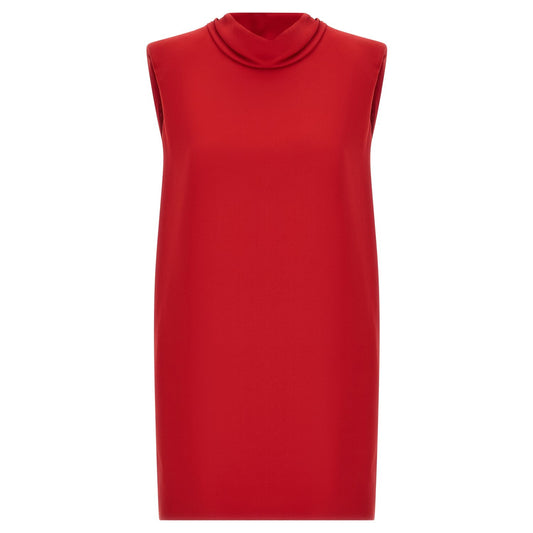 Valentino Garavani Red Silk Short Dress