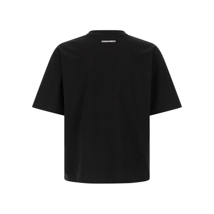 Dsquared² Black Cotton T-Shirt