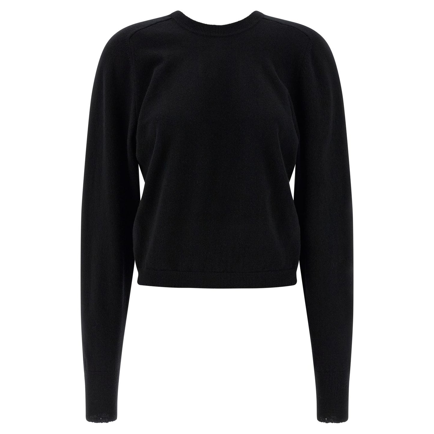 Maison Margiela Black Virgin Wool Cardigan