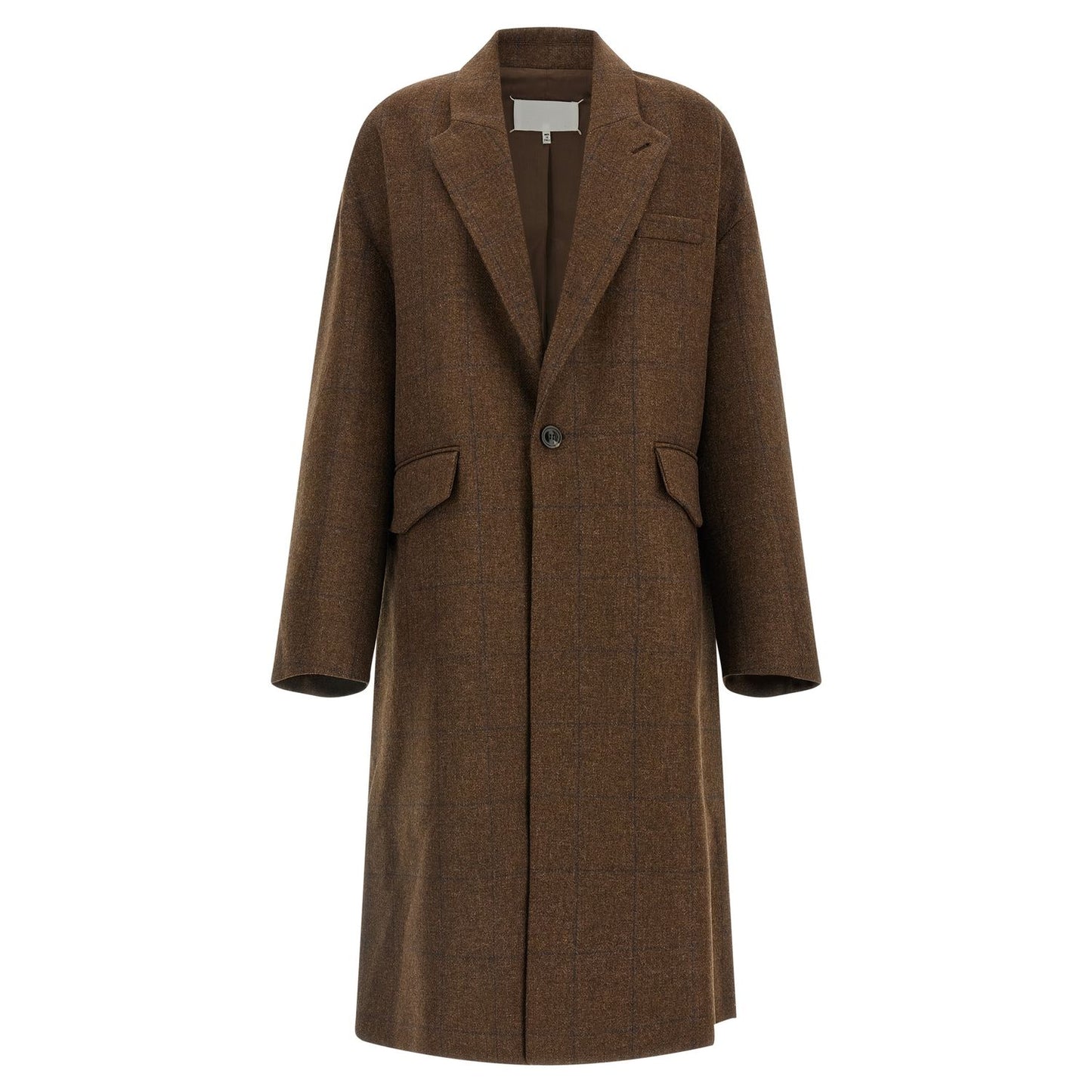 Maison Margiela Brown Wool Coat