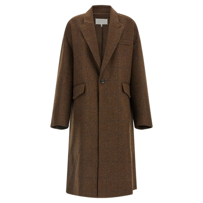 Maison Margiela Brown Wool Coat