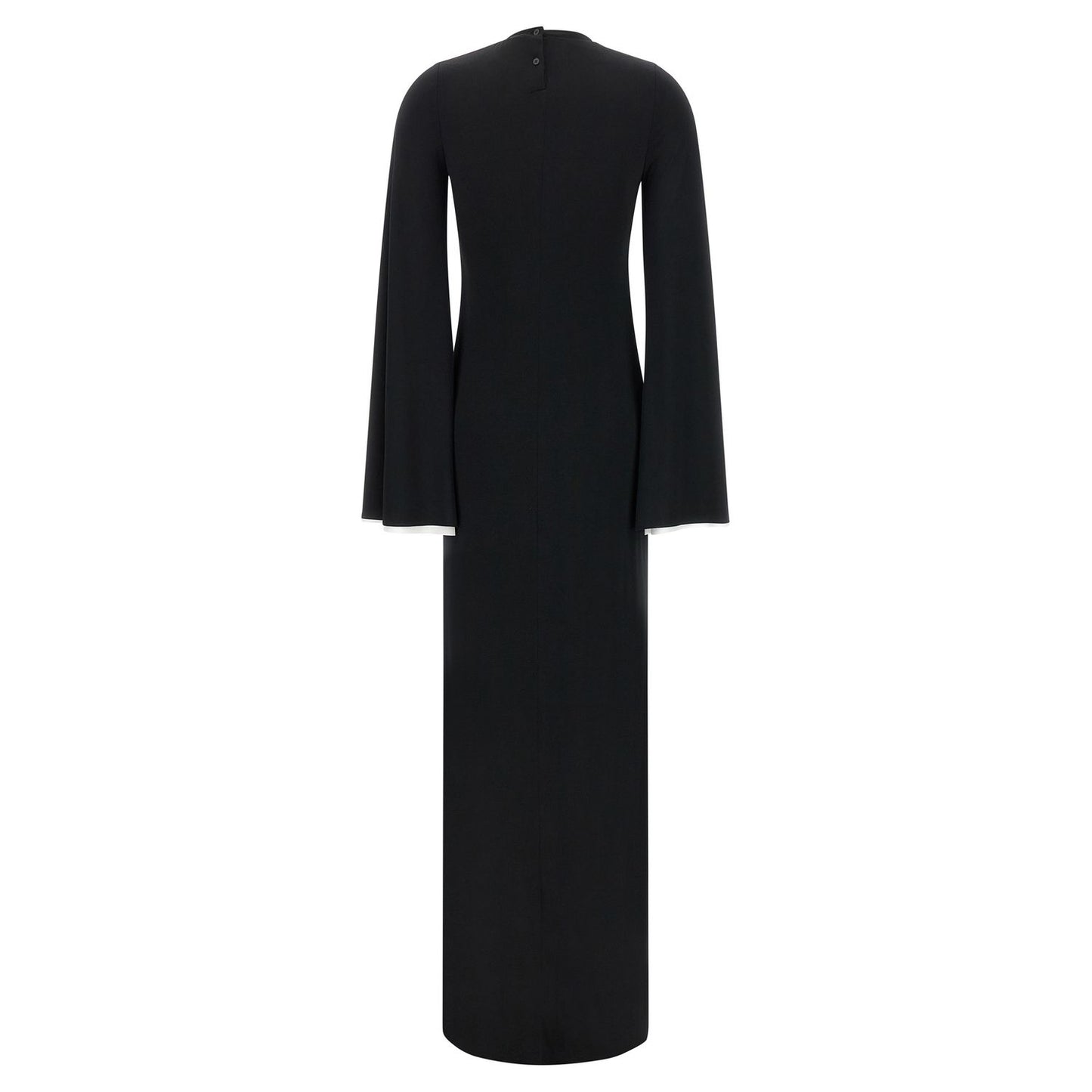 Darkpark Black Polyester Long Dress