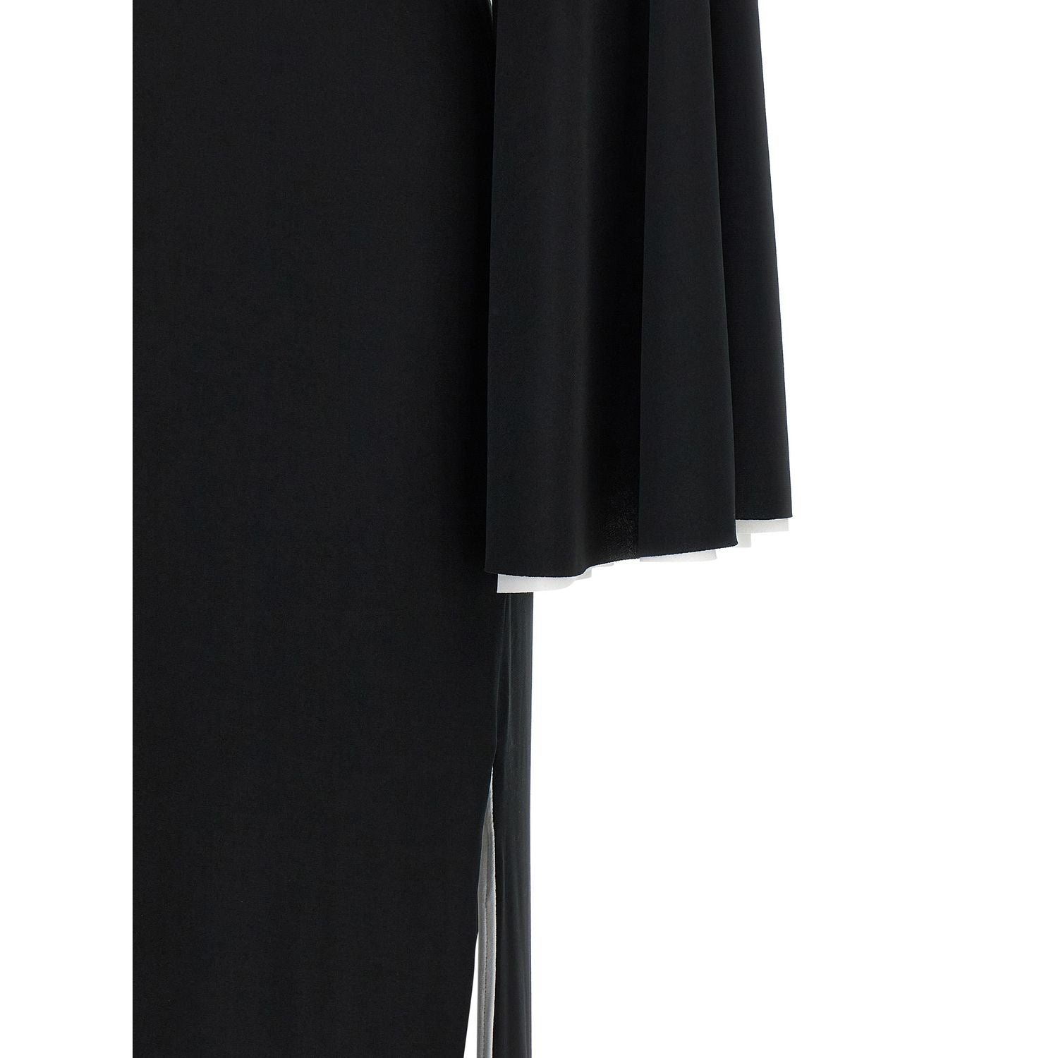 Darkpark Black Polyester Long Dress