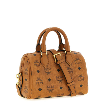 MCM Brown Polyethylene Handbag