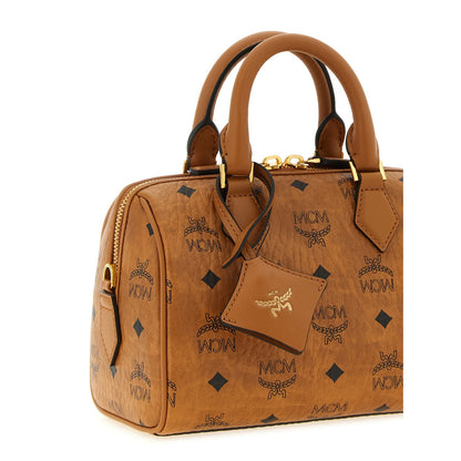 MCM Brown Polyethylene Handbag