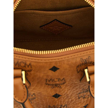 MCM Brown Polyethylene Handbag