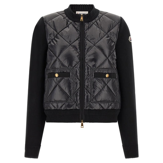 Moncler Black Polyamide Cardigan