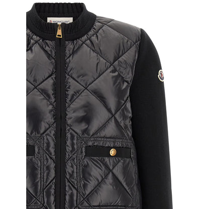 Moncler Black Polyamide Cardigan