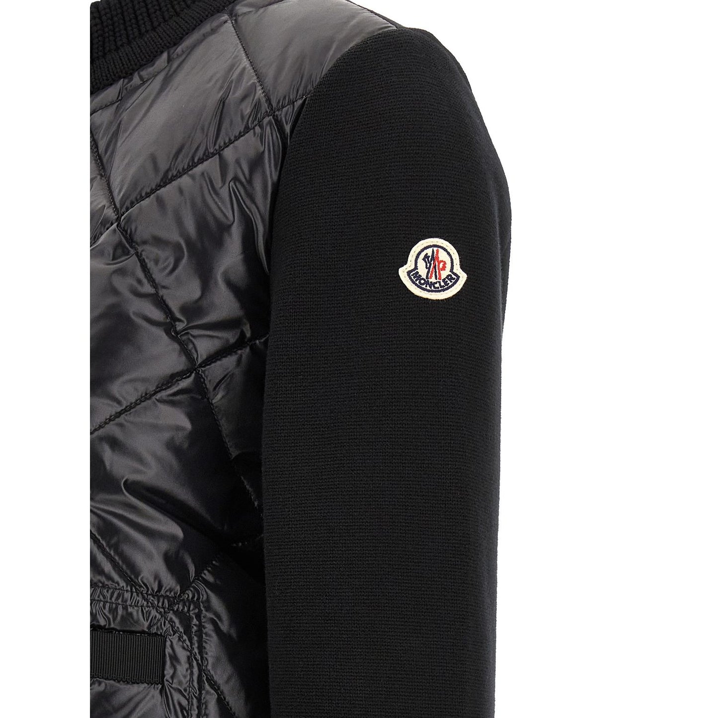 Moncler Black Polyamide Cardigan
