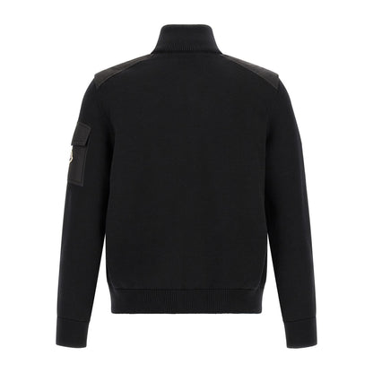 Moncler Black Polyamide Cardigan