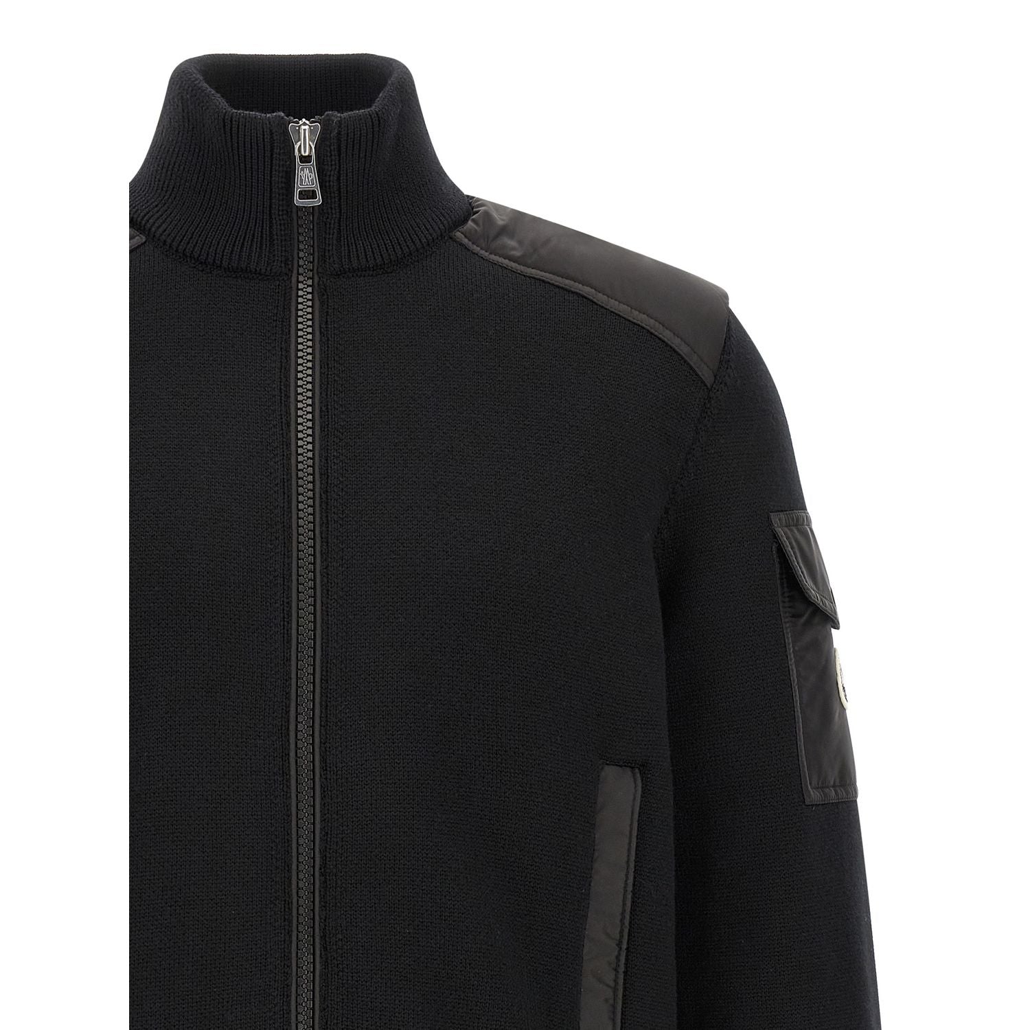 Moncler Black Polyamide Cardigan