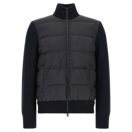 Moncler Blue Polyester Cardigan