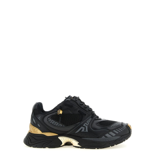 Versace Multicolor Calfskin Athletic Sneakers