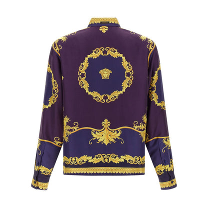 Versace Multicolor Silk Blouse