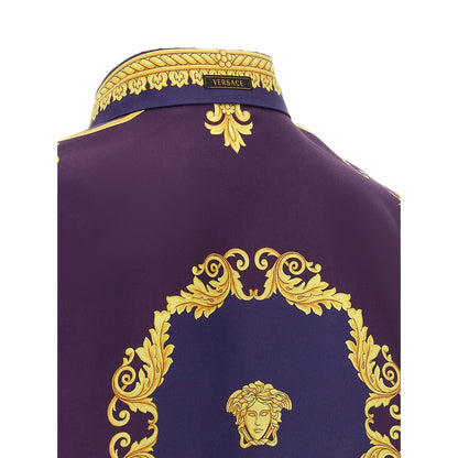 Versace Multicolor Silk Blouse