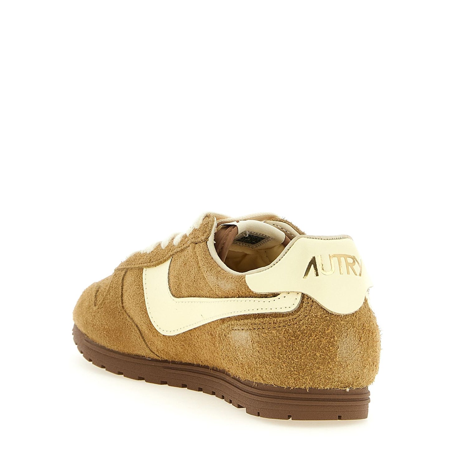 Autry Brown Cowhide Athletic Sneakers