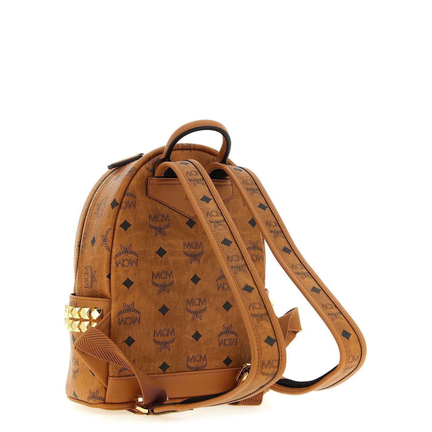 MCM Brown Polyethylene Backpack