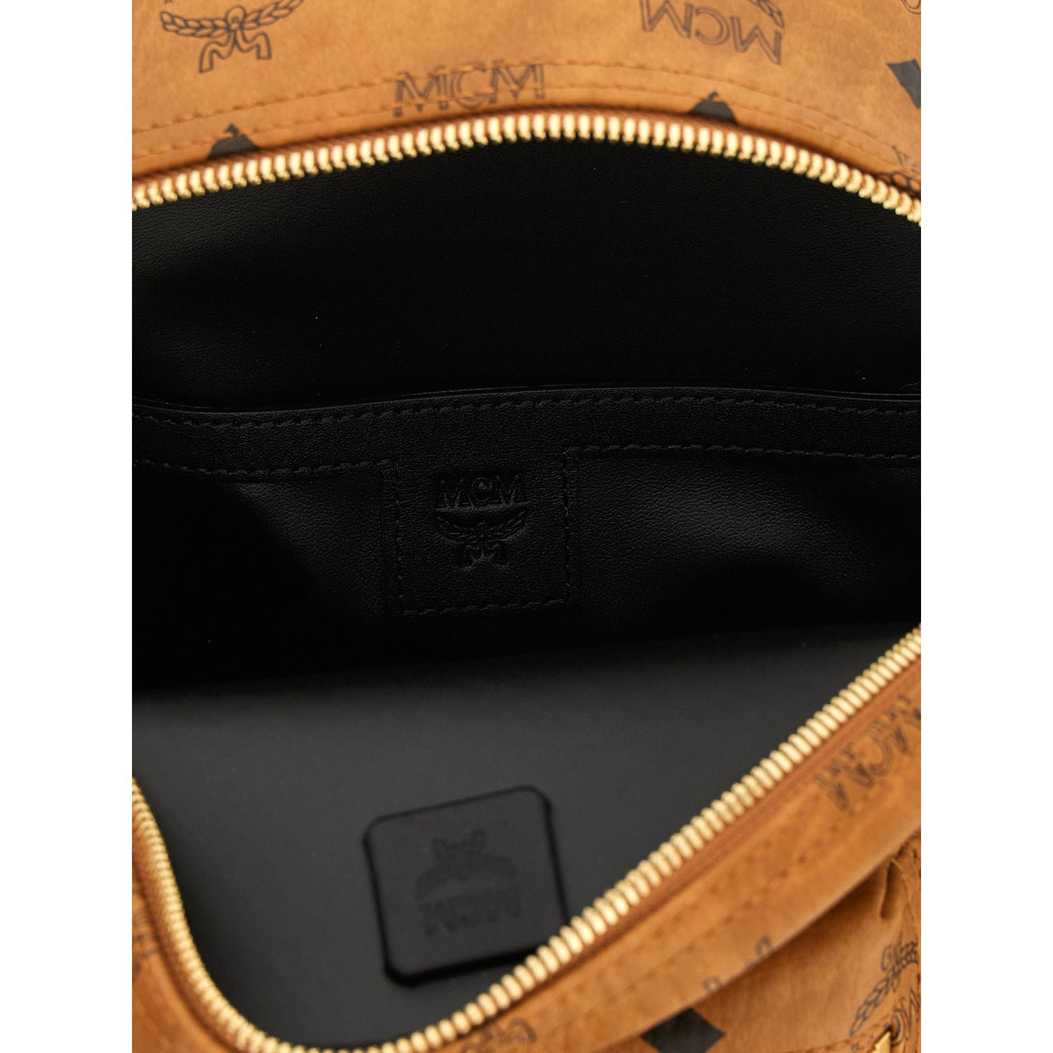MCM Brown Polyethylene Backpack