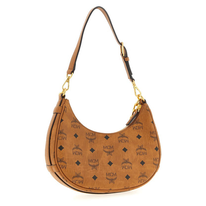 MCM Brown Polyethylene Shoulder Bag