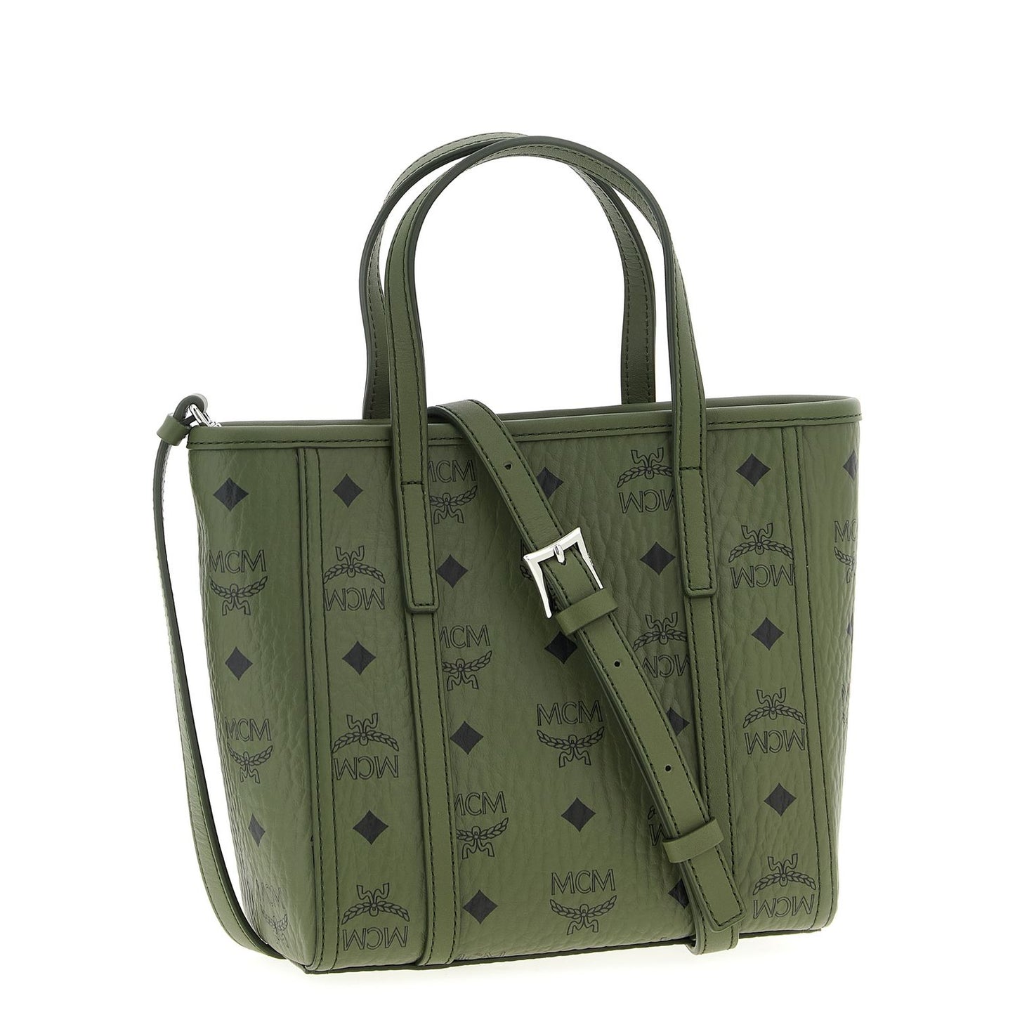 MCM Bicolor Polyethylene Tote Bag