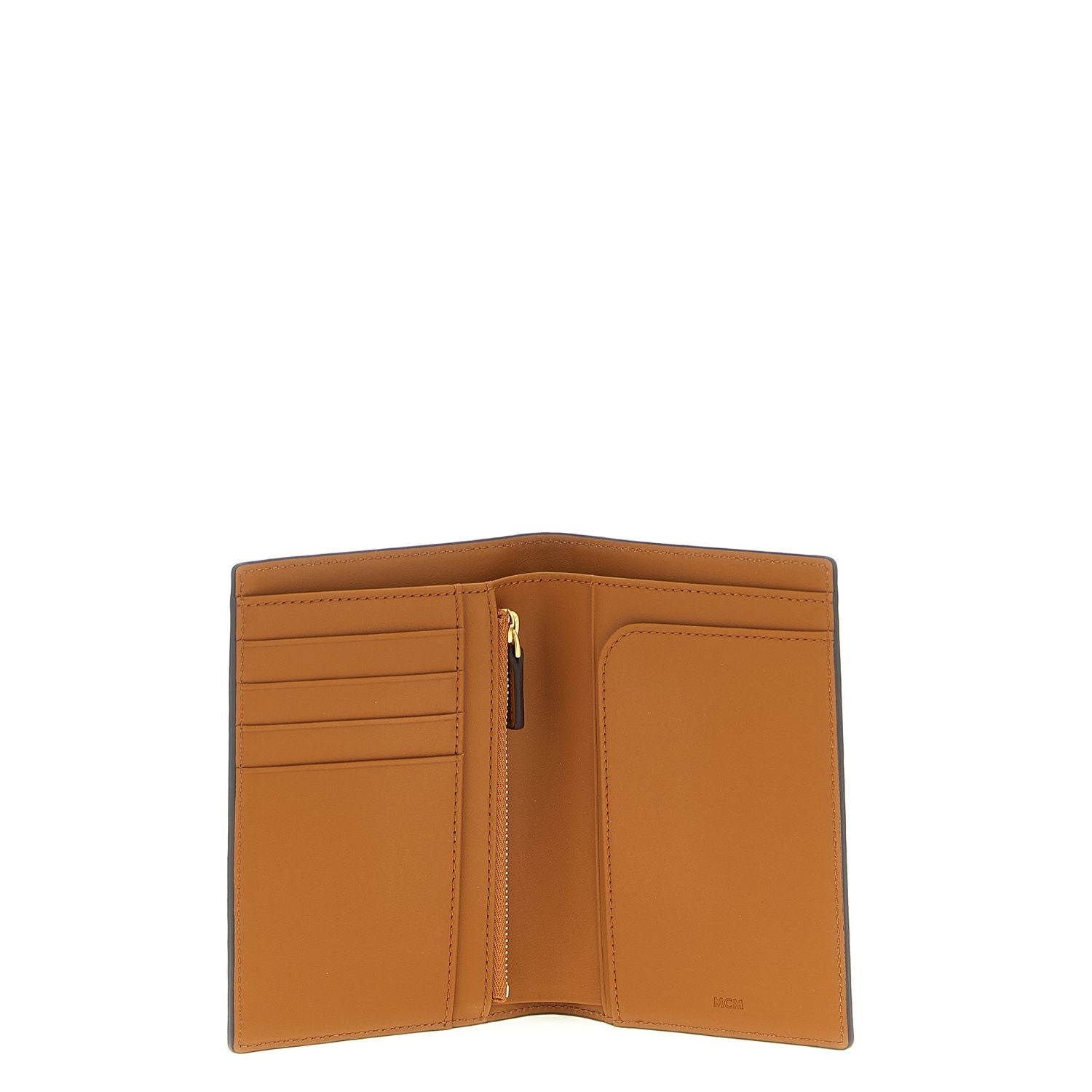 MCM Brown Polyethylene Wallet
