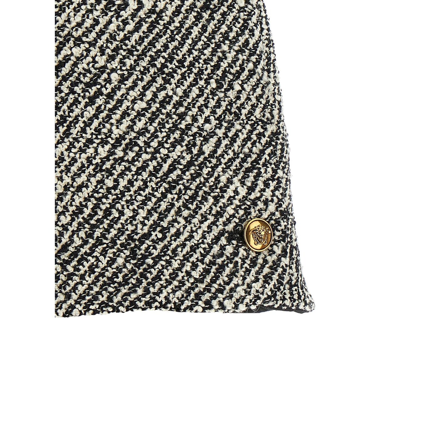 Versace Bicolor Virgin Wool Bermuda Shorts